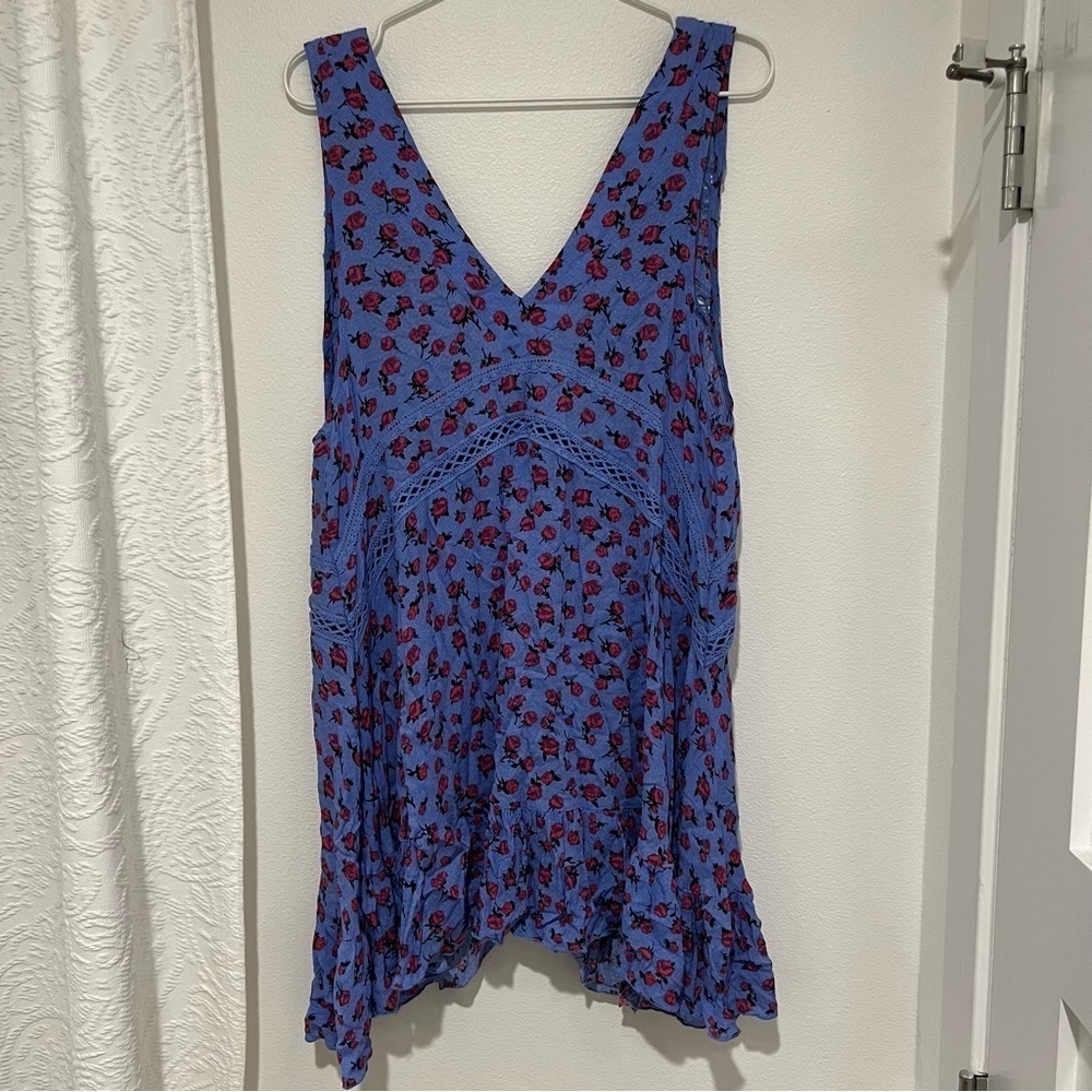 Intimately Free People Red and Blue Floral Dress - Picture 2 of 4